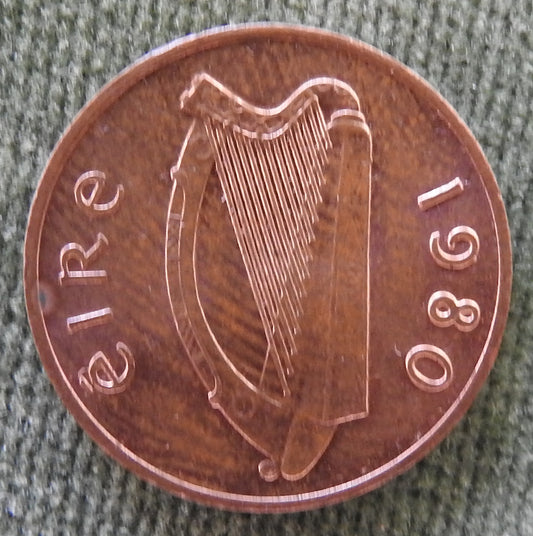 Ireland Eire 1980 1 Pence Coin