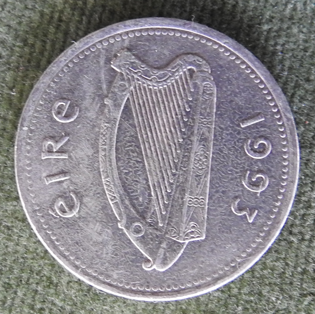 Ireland Eire 1993 10 Pence Coin