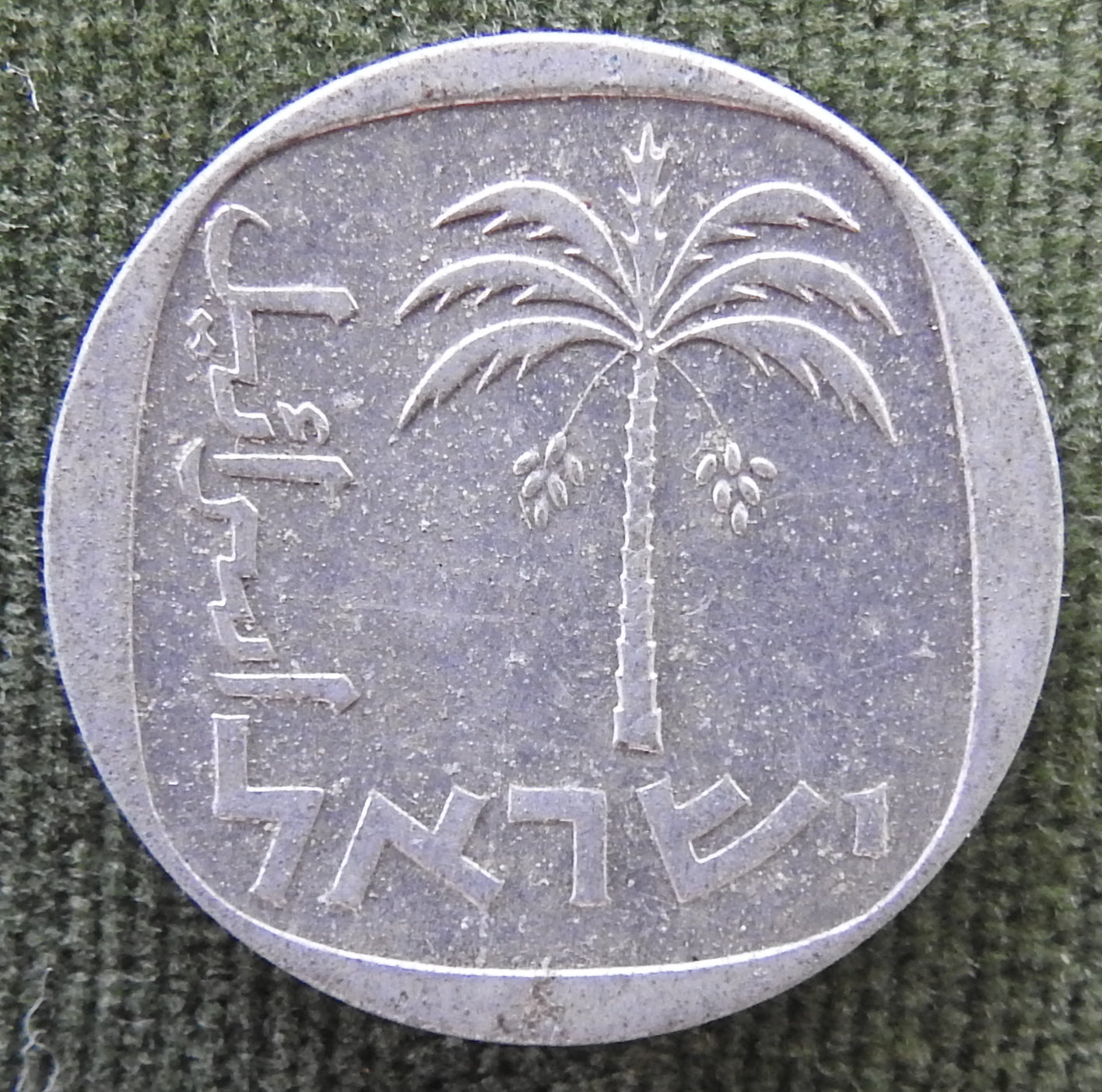 Israel 1978 10 Agorot Coin Date Palm Tree 5738/1978/תשל״ח