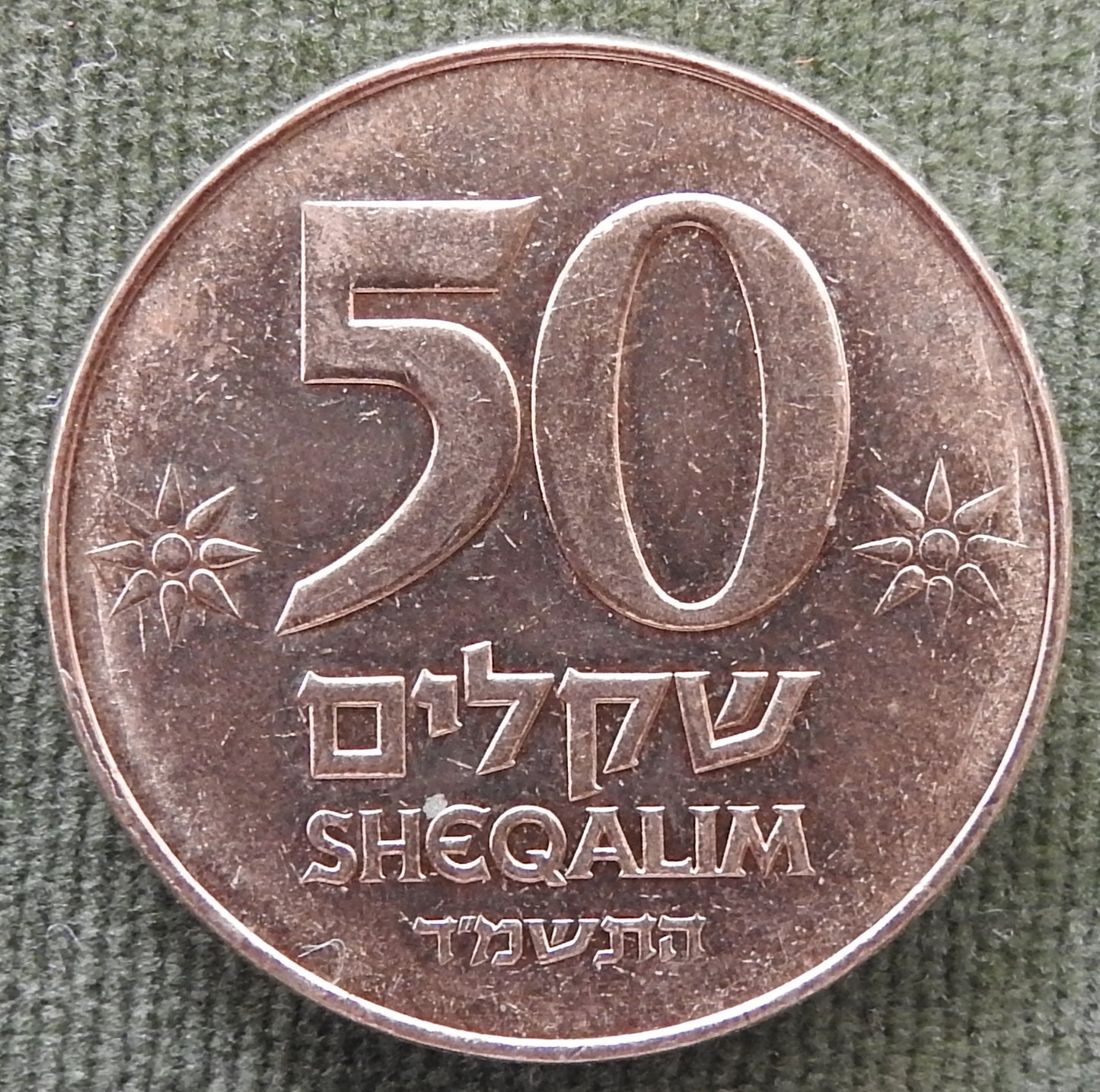 Israel 1984 50 Sheqalim Coin  5744/1984/התשמ׳׳ד