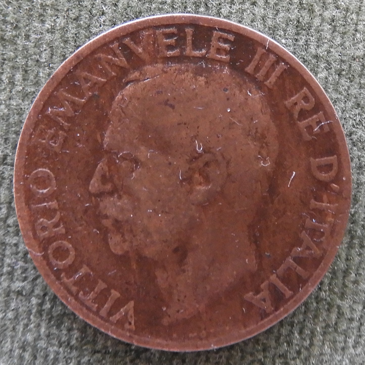 Italy 1931 10 Centesimi Coin Victor Emmanuel III