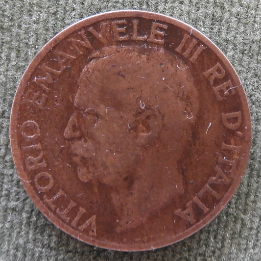 Italy 1931 10 Centesimi Coin Victor Emmanuel III