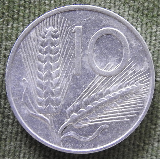 Italy 1951 10 Lira Coin Plough