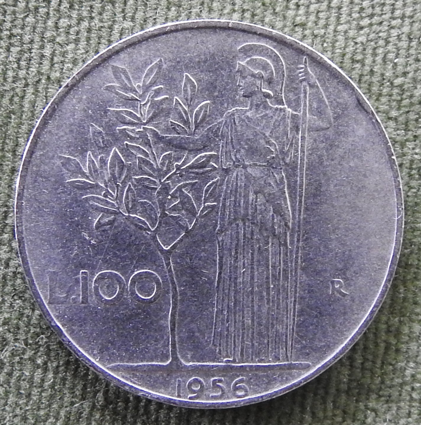 Italy 1956 100 Lira Coin - Circulated
