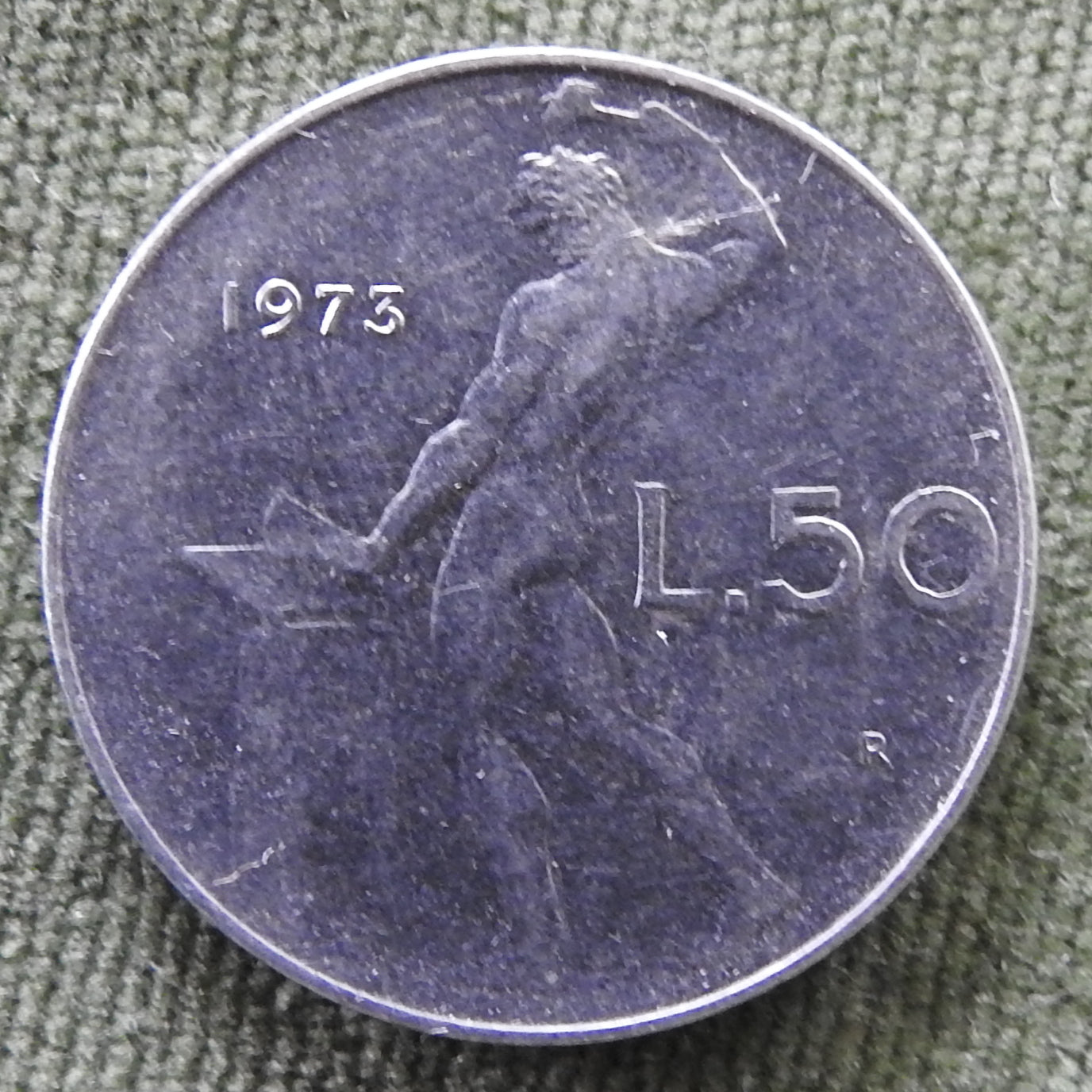 Italy 1973 50 Lira Coin - Circulated