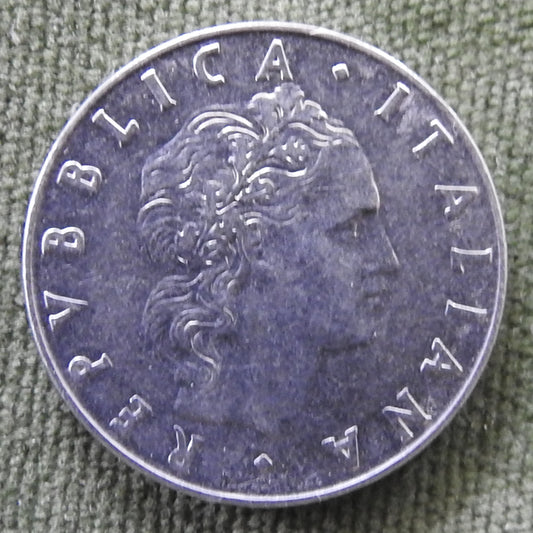 Italy 1974 50 Lire The God Vulcan Coin