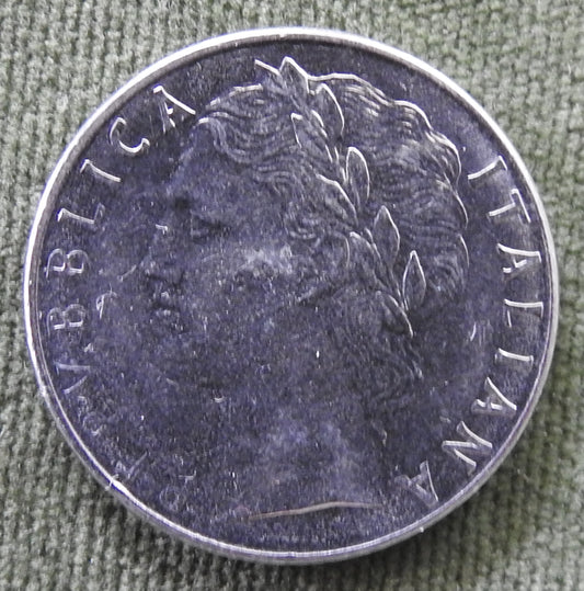 Italy 1978 100 Lire Goddess Minerva Facing Left Coin