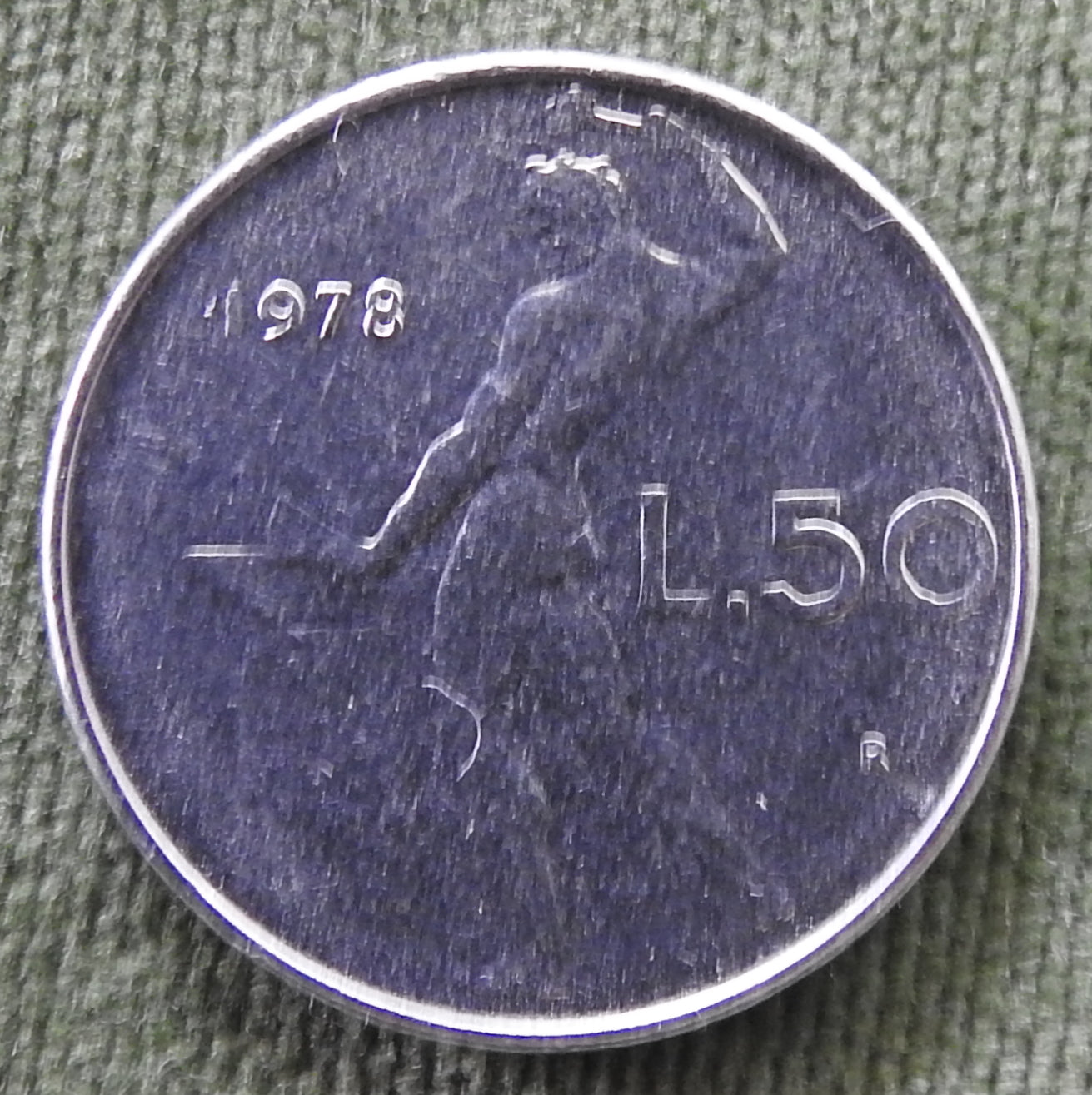 Italy 1978 50 Lira Coin - Circulated