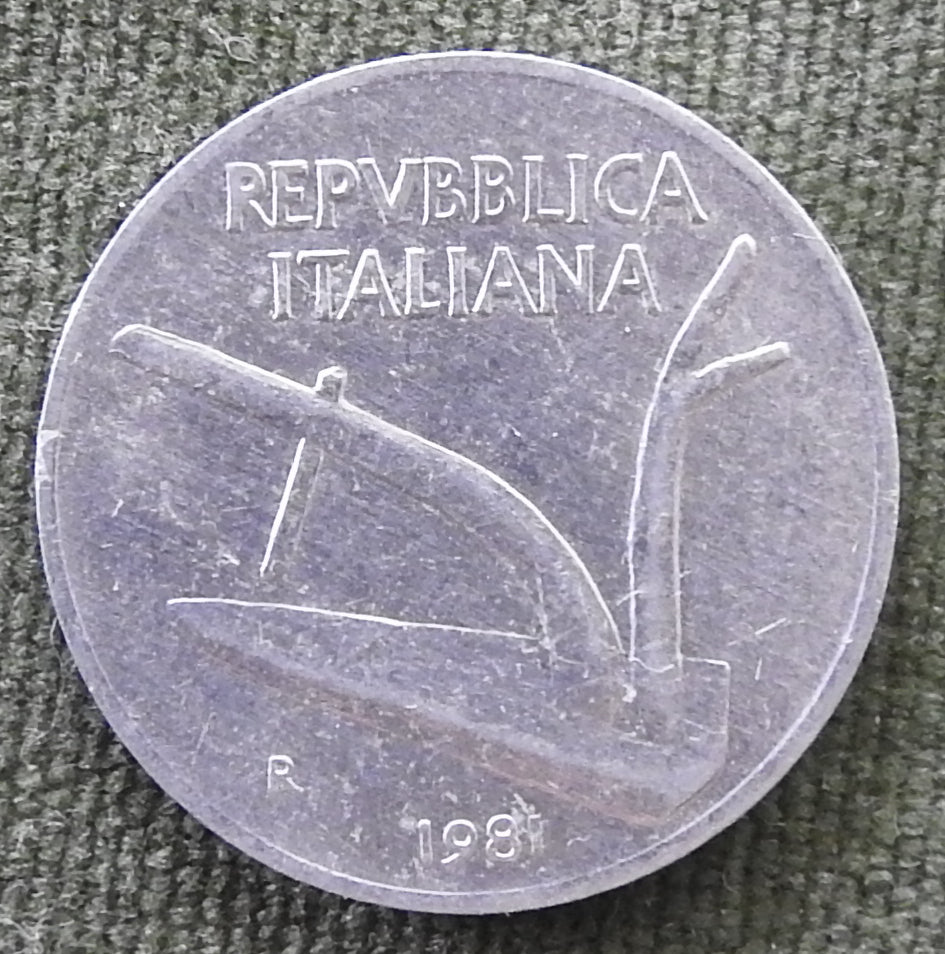 Italy 1981 10 Lira Coin - Circulated