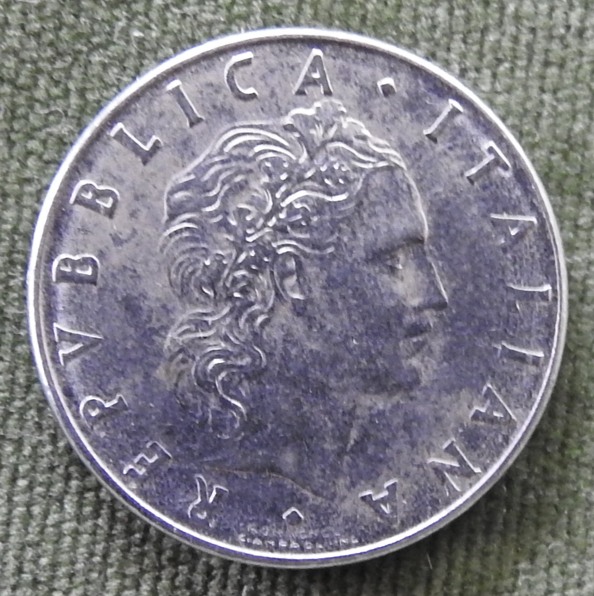 Italy 1981 50 Lire The God Vulcan Coin