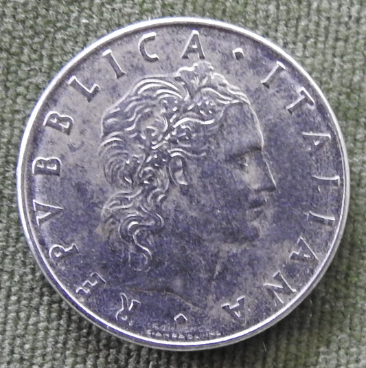 Italy 1981 50 Lire The God Vulcan Coin