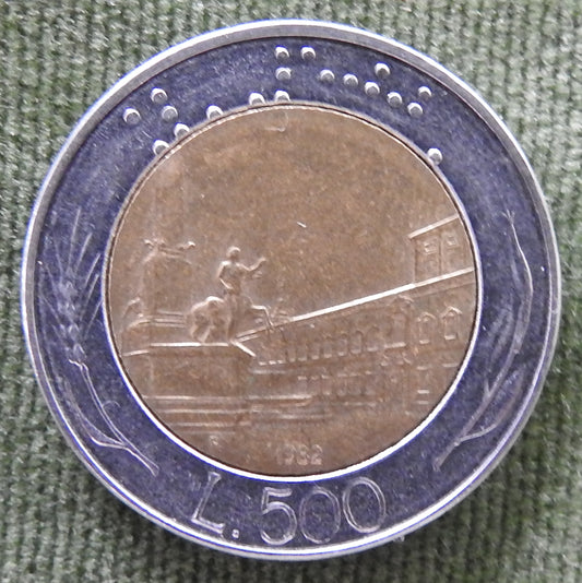 Italy 1982 500 Lira Coin - Circulated