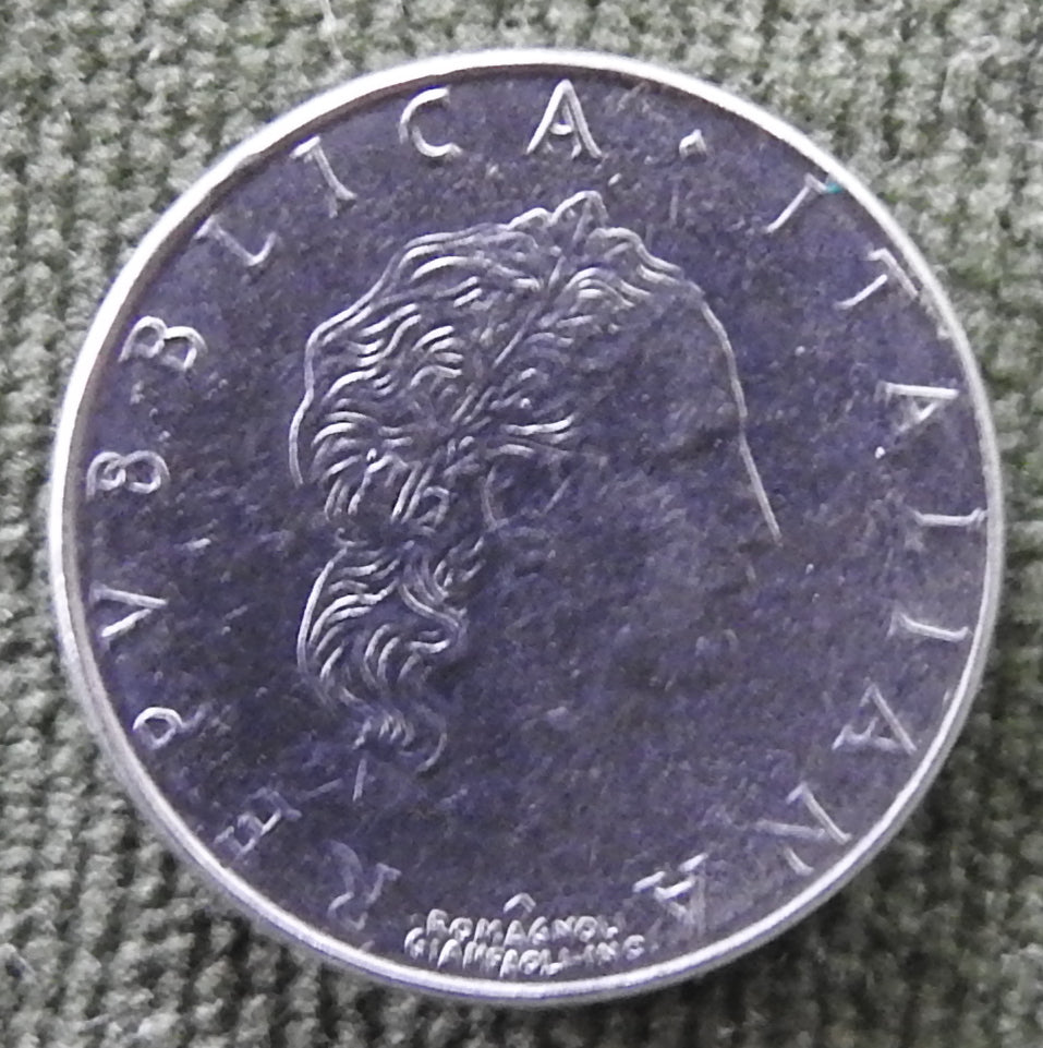 Italy 1992 50 Lire The God Vulcan Coin