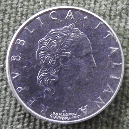 Italy 1992 50 Lire The God Vulcan Coin