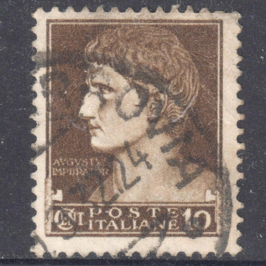 Italy Italia 1929 10 Centesimo Brown Definitive Serie Imperiale Stamp - Perfin:14