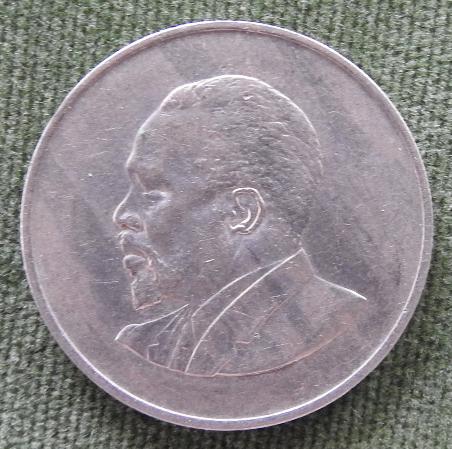 Republic Of Kenya 1967 One Shilling President Mzee Jomo Kenyatta Coin