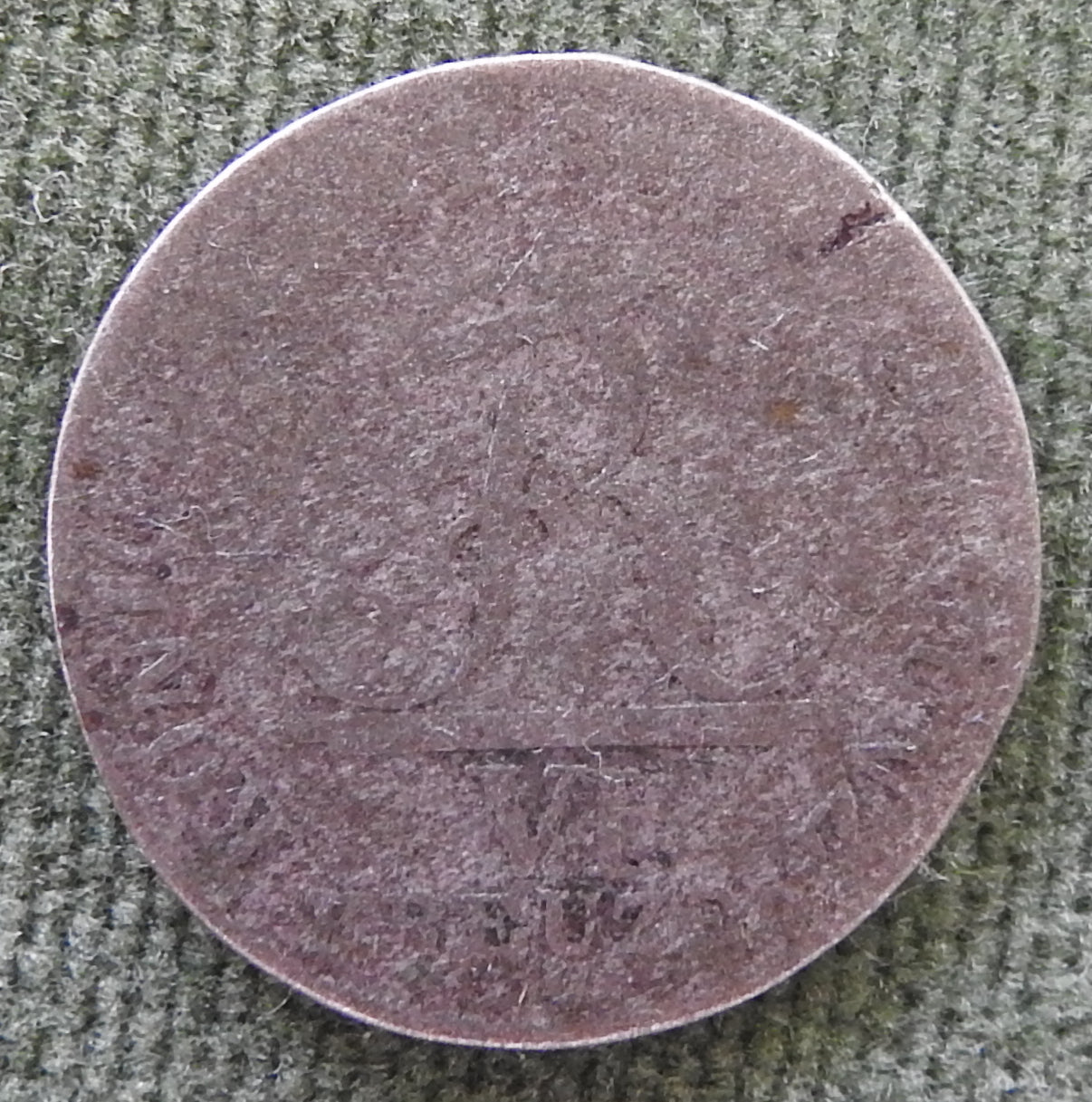 Kingdom of Wurttemberg 1807 6 Kreuzer Coin King Friedrich I