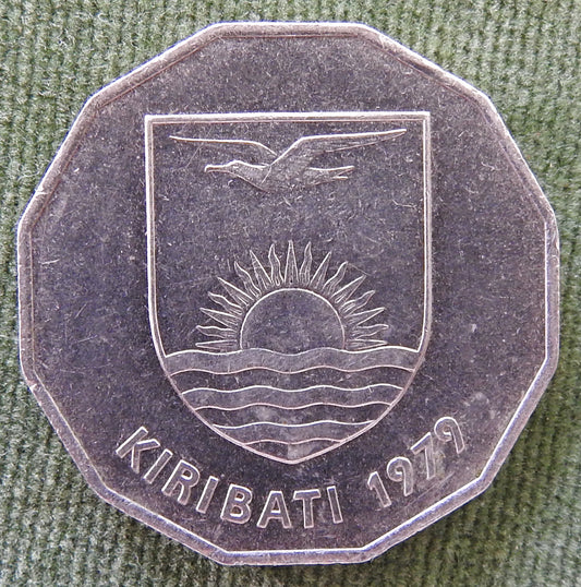Kiribati 1979 1 Dollar Outrigger Sailboat Coin