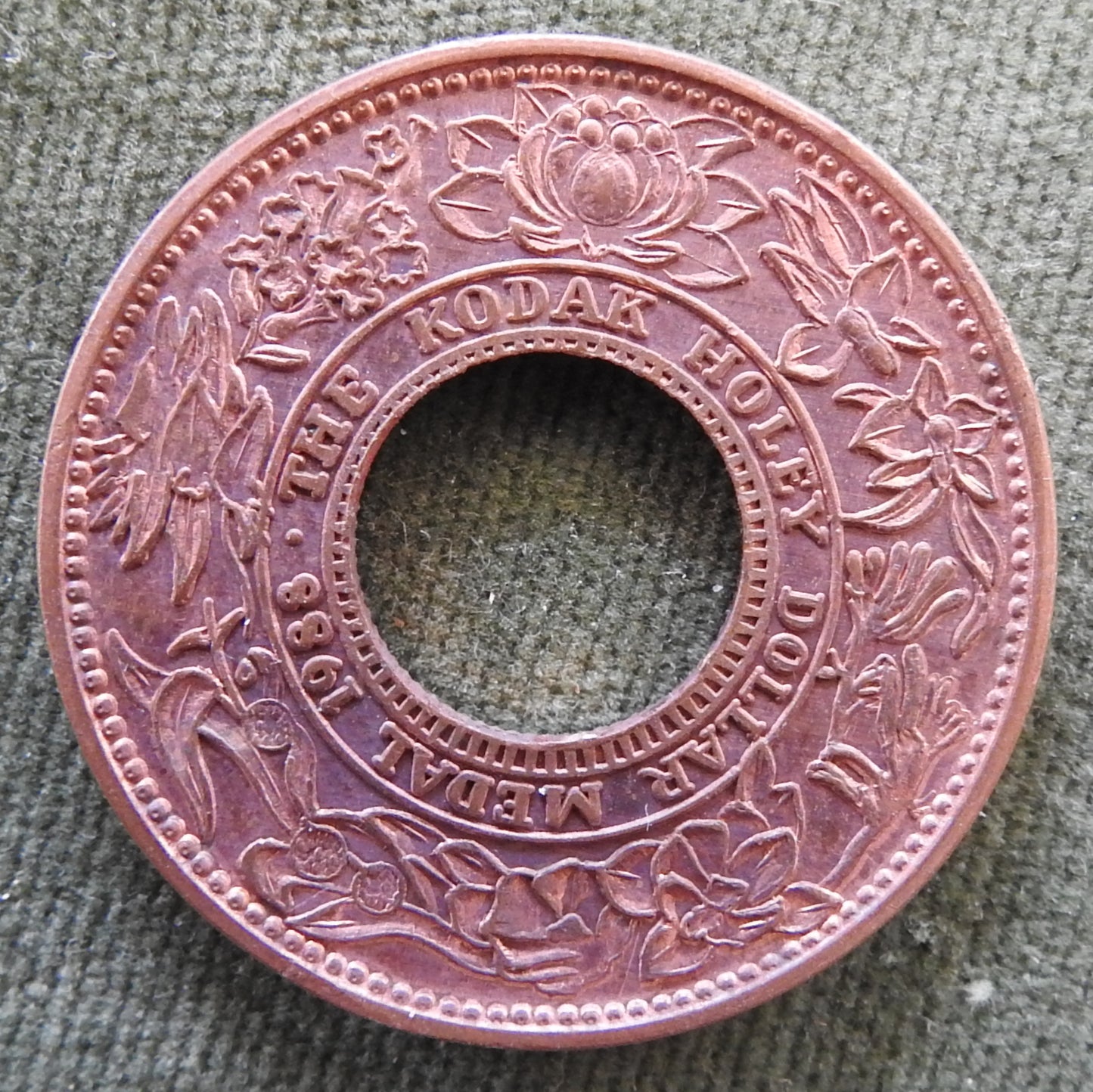 Australian 1988 Kodak Holey Dollar Medallion