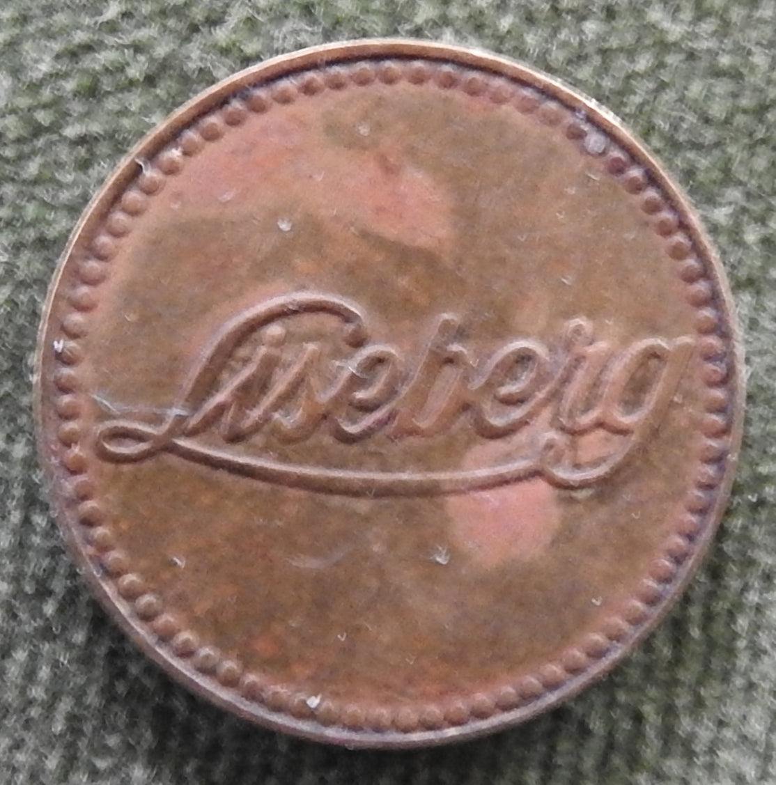 Liseberg Swedish Varden Marke 10 Ore Amusement Token