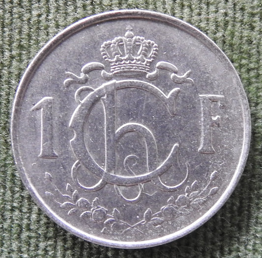 Luxembourg 1964 1 Franc Coin A Puddler At Work
