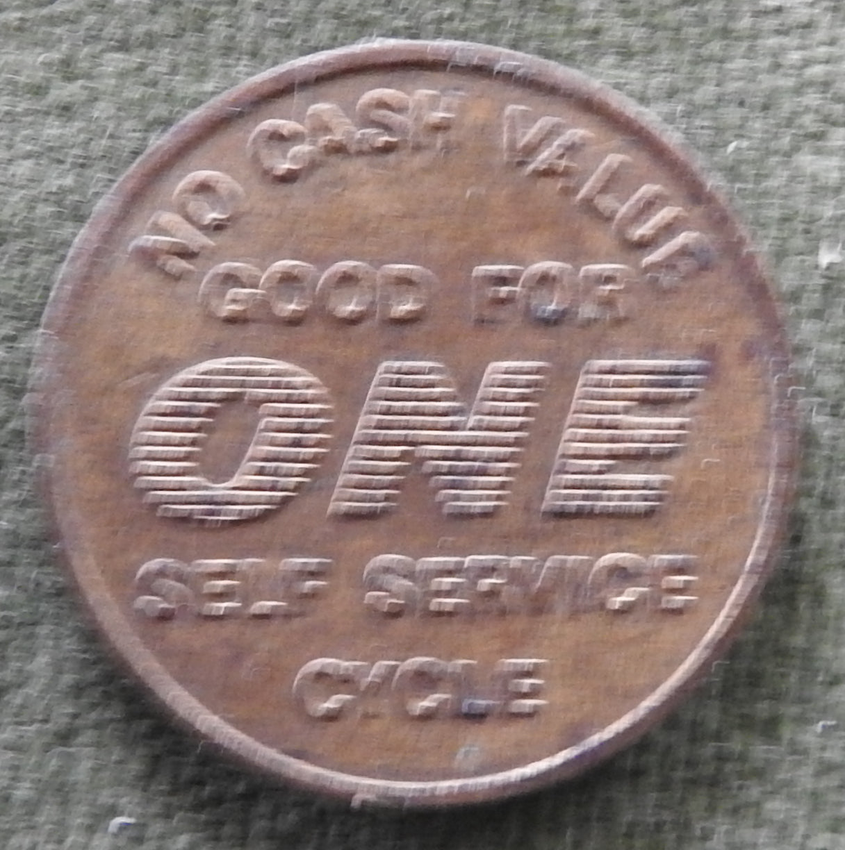 2000 M & N Carwash Token - Aquarius Carwash Sydney