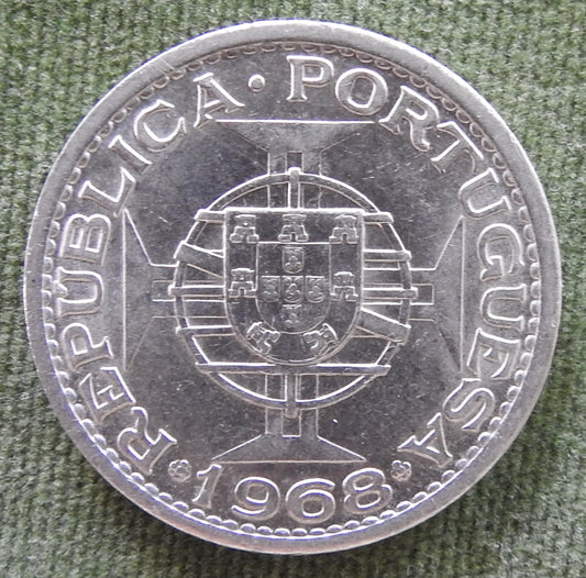 Macau 1968 1 Pataca Portuguese Shield Coin