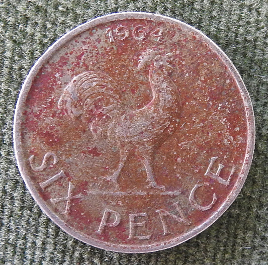Malawi 1964 Six Pence Coin - Circulated