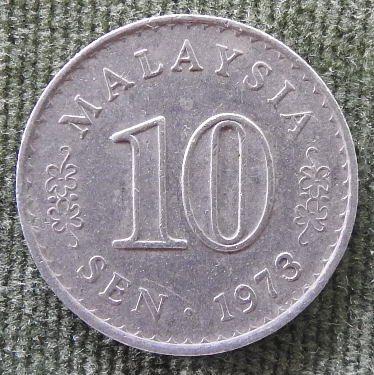 Malaysia 1973 10 Sen Coin - Circulated