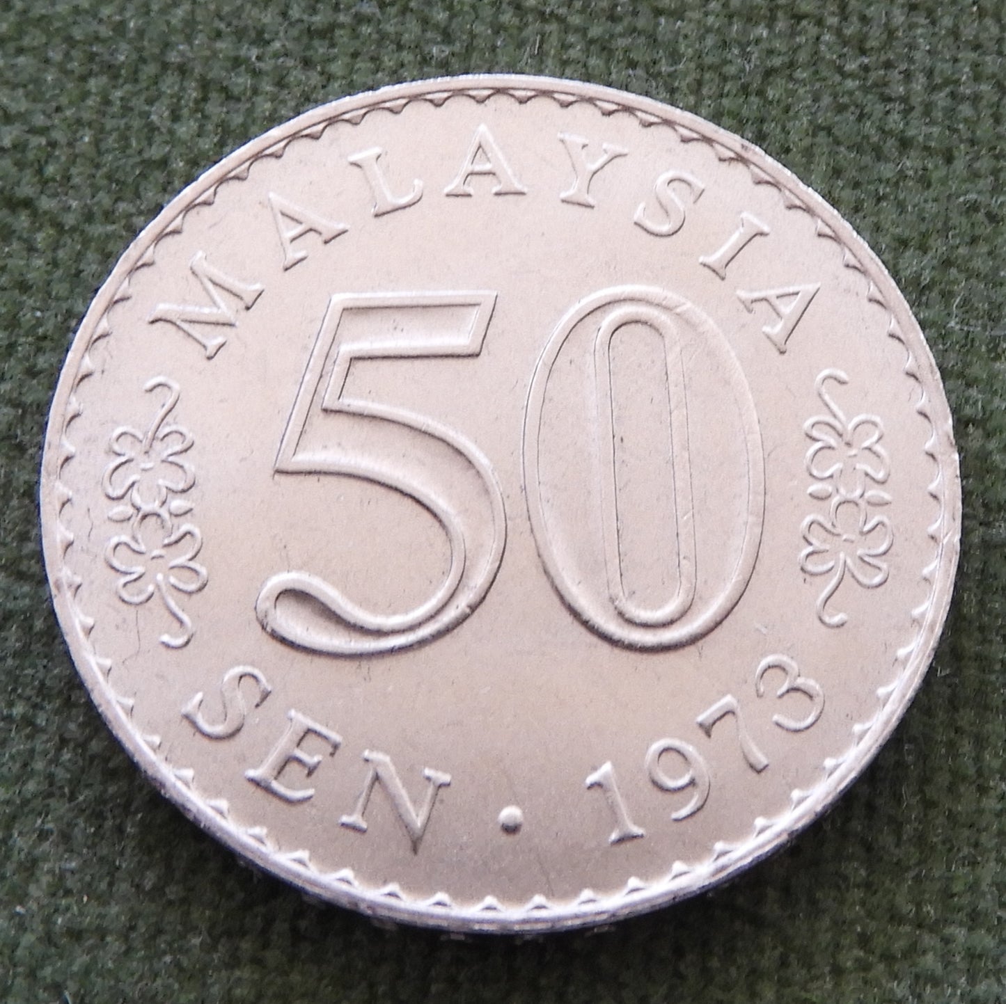 Malaysia 1973 50 Sen Coin - Circulated