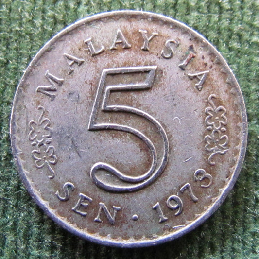 Malaysia 1973 5 Sen Coin