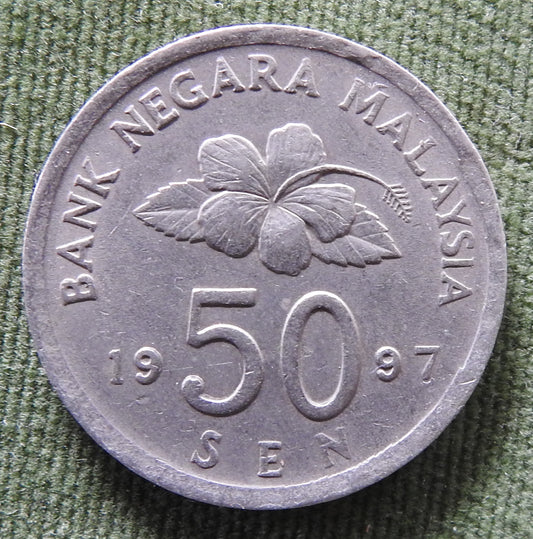 Malaysia 1997 50 Sen Wau Coin
