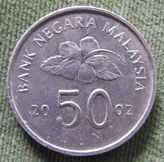 Malaysia 2002 50 Sen Wau Coin