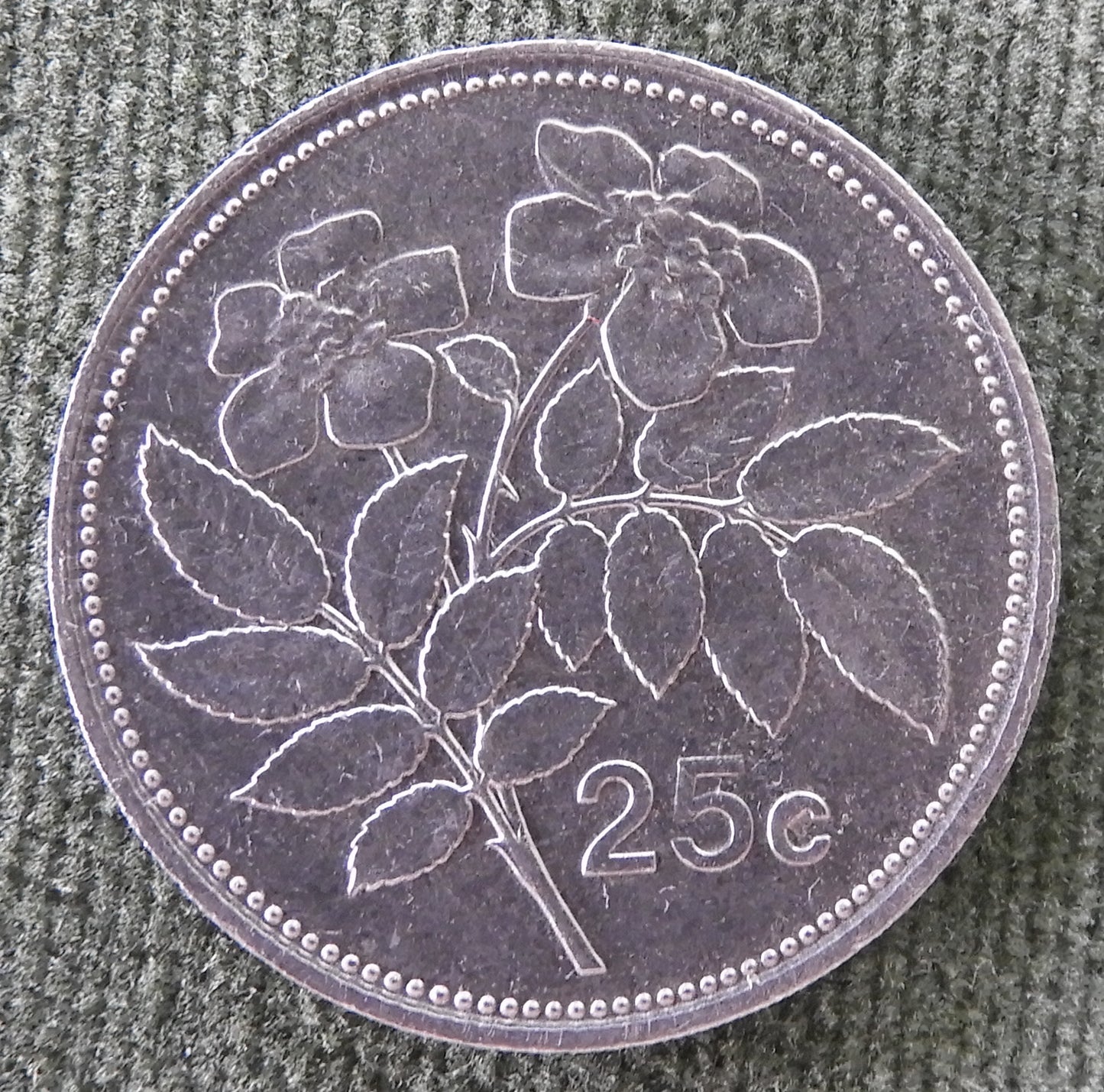 Maltese Malta 1986 25 Cent Coin