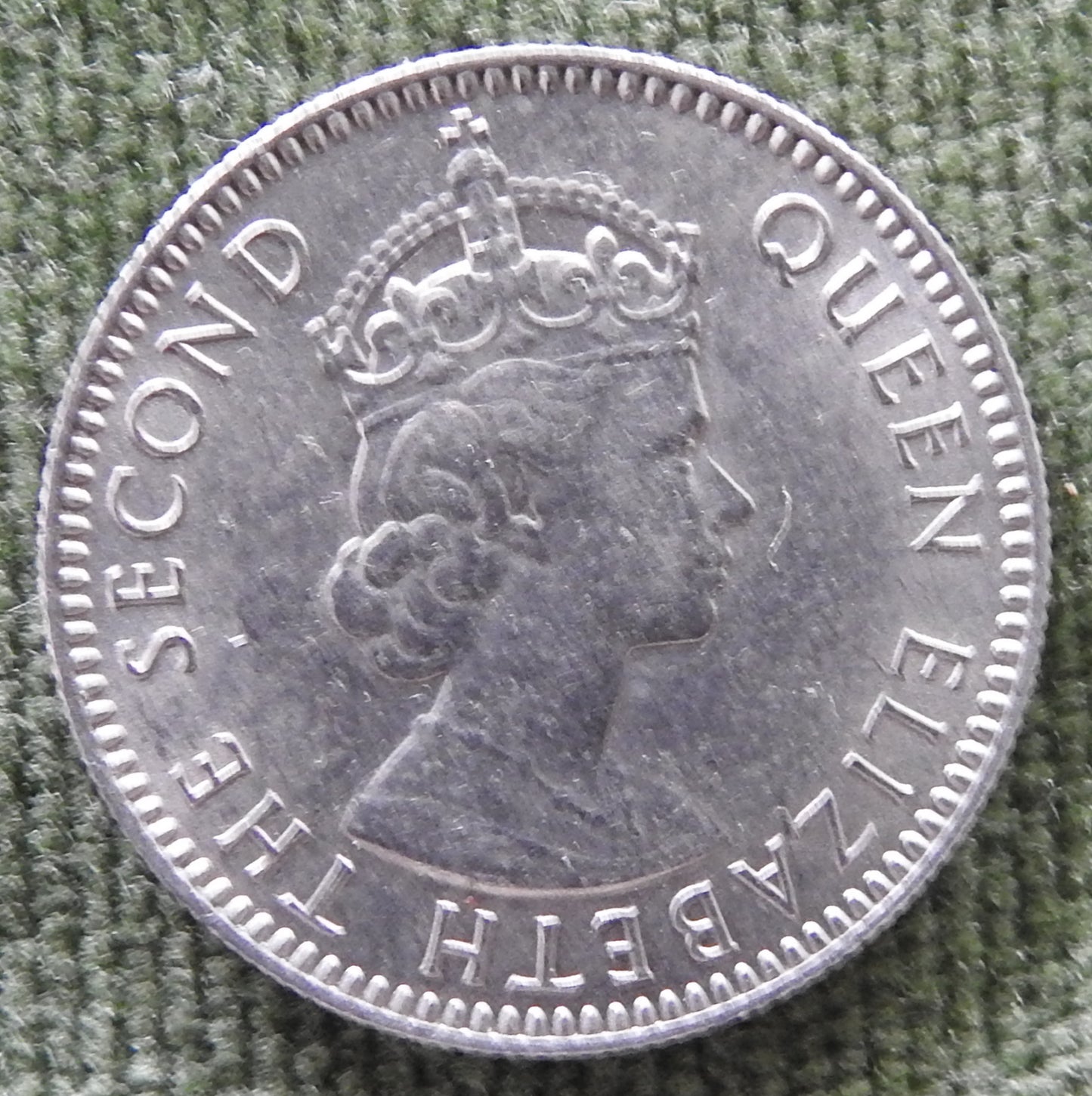 Mauritius 1965 Quarter 1/4 Rupee Coin