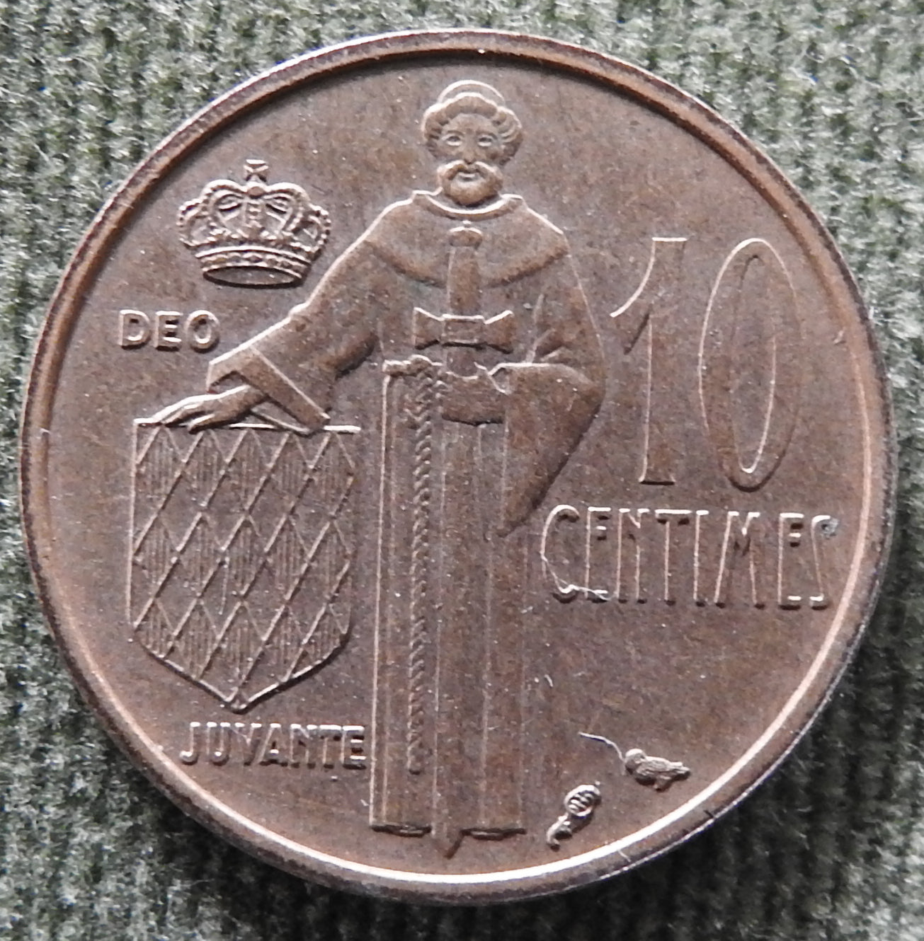 Monaco 1962 A 10 Centimes Prince Rainier III Coin - Circulated