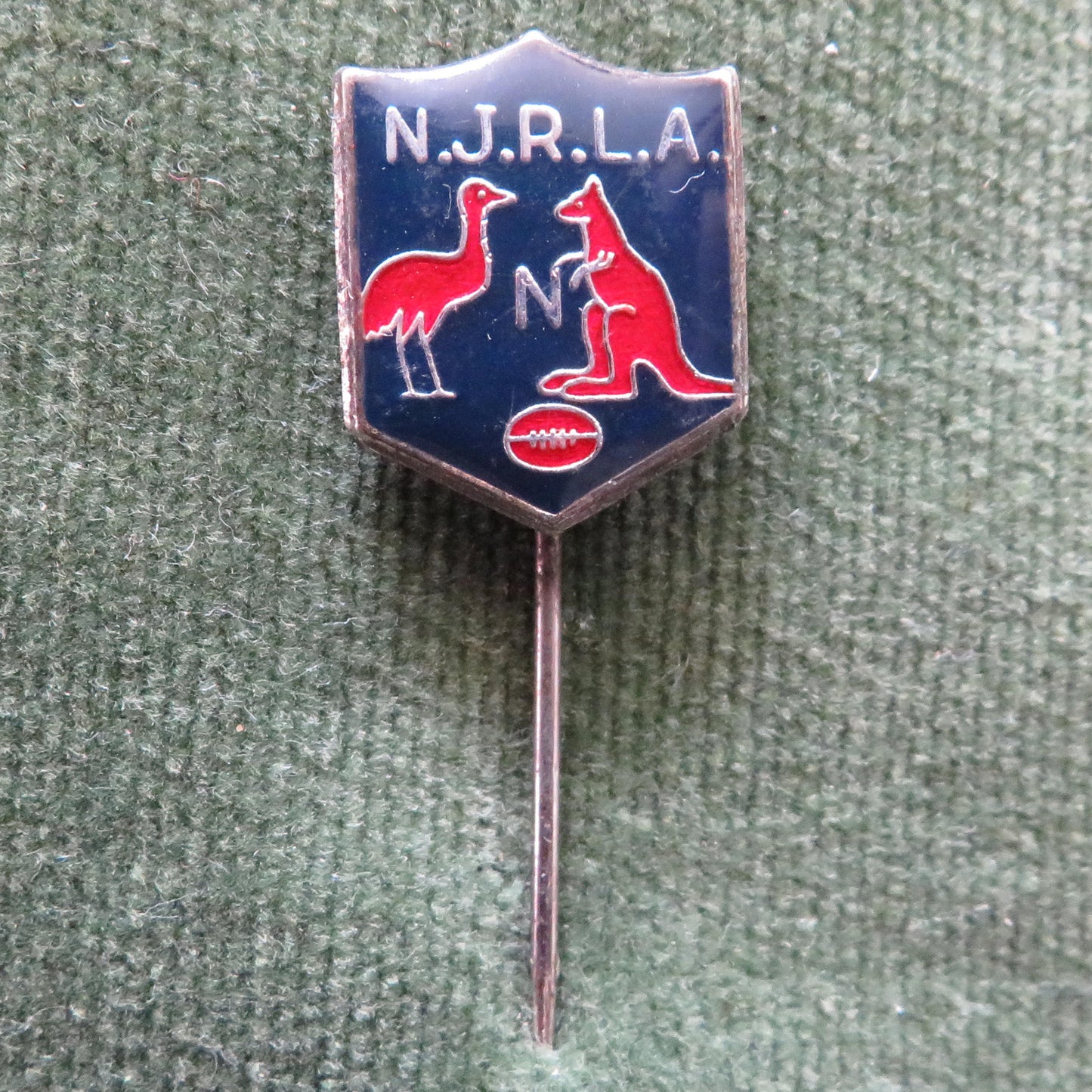 N.J.R.L.A. Enameled Lapel Pin By Angus & Coote