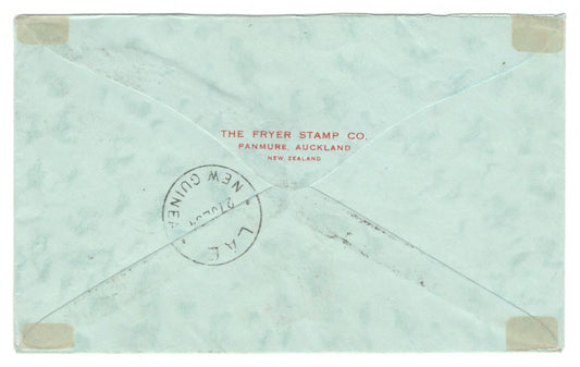 New Guinea 1934 Airmail Cover - Faith In Australia - First Official Flight Airmail