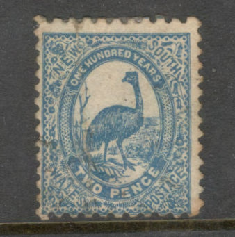 New South Wales 1888 2d Two Pence Blue 100th Anniversary of the British Crown Colony Stamp