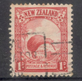 New Zealand 1935 1d 1 Penny Second Pictorials Red Stamp