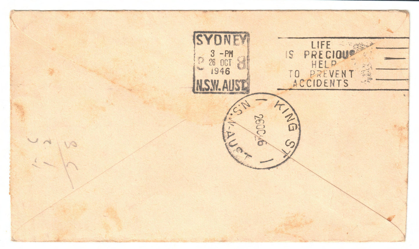 New Zealand 1946 Childrens Health Camps Hand Stamped FDC