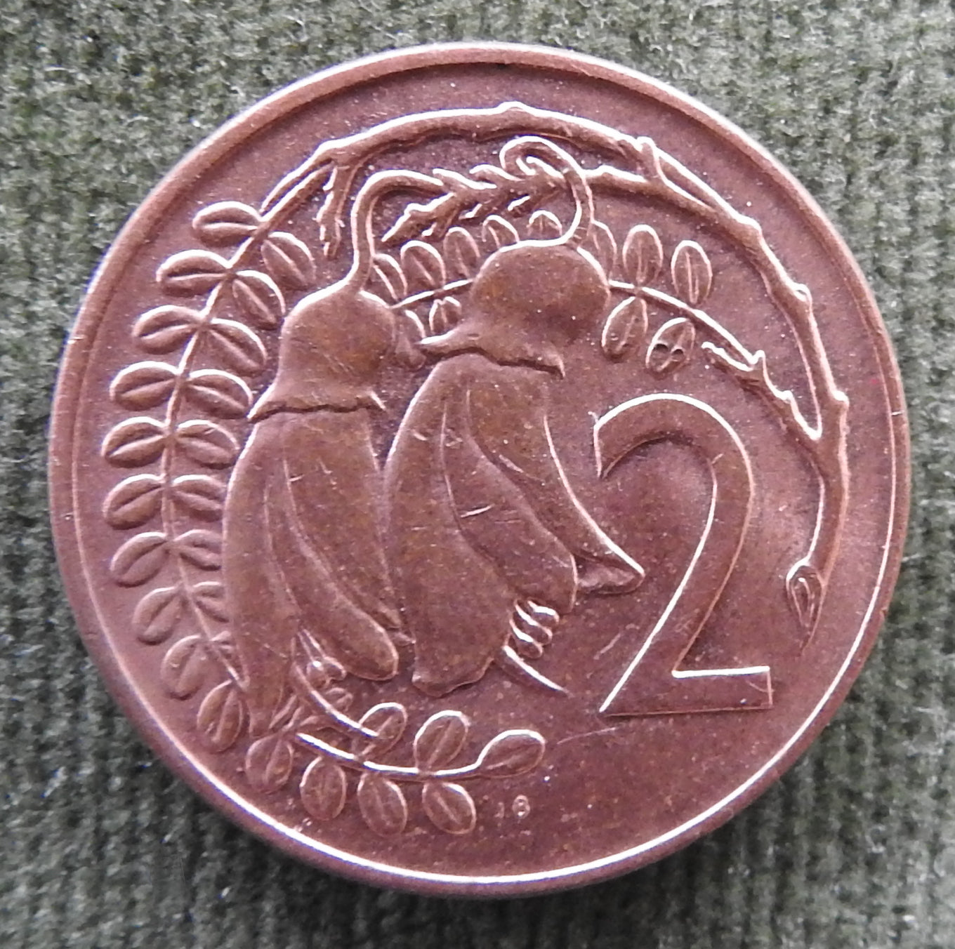 New Zealand 1973 2 Cent Queen Elizabeth II Coin