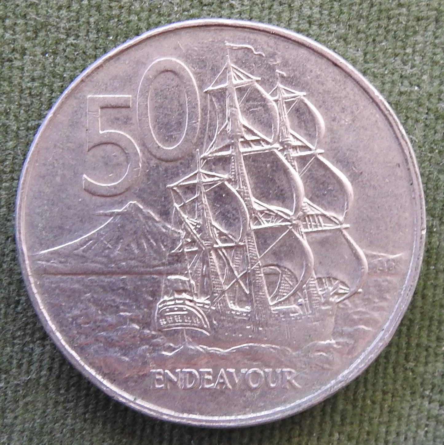 New Zealand 1978 50 Cent Queen Elizabeth Coin