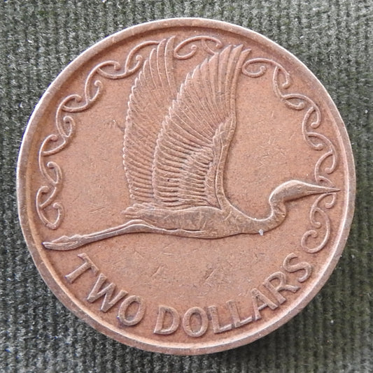 New Zealand 1991 Two Dollar Queen Elizabeth Coin