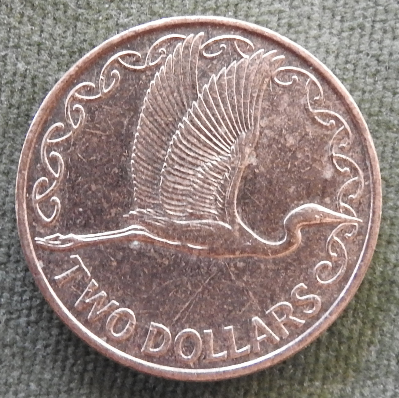 New Zealand 2015 2 Dollar Queen Elizabeth Coin