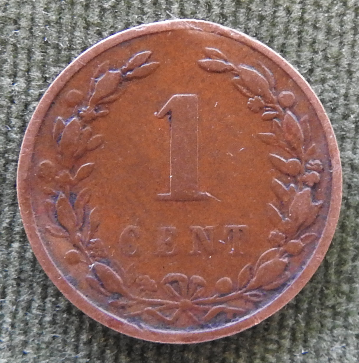 Netherlands 1900 1 Cent Coin