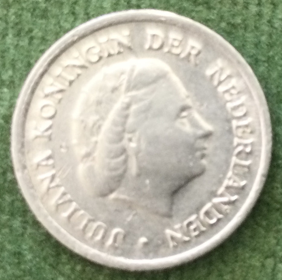 Netherlands 1958 10 Cent Juliana Coin