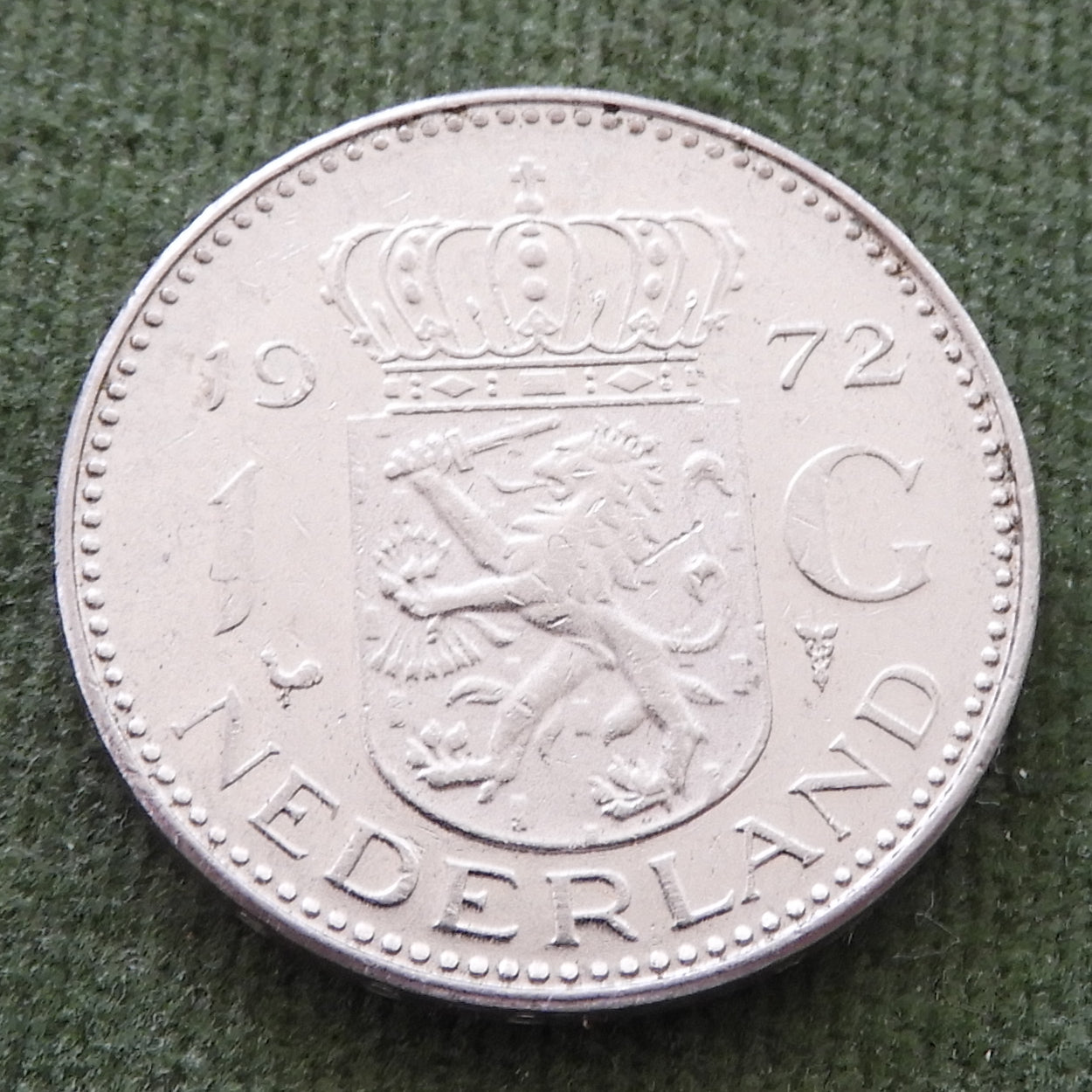 Netherlands 1972 1 Gulden Juliana Coin