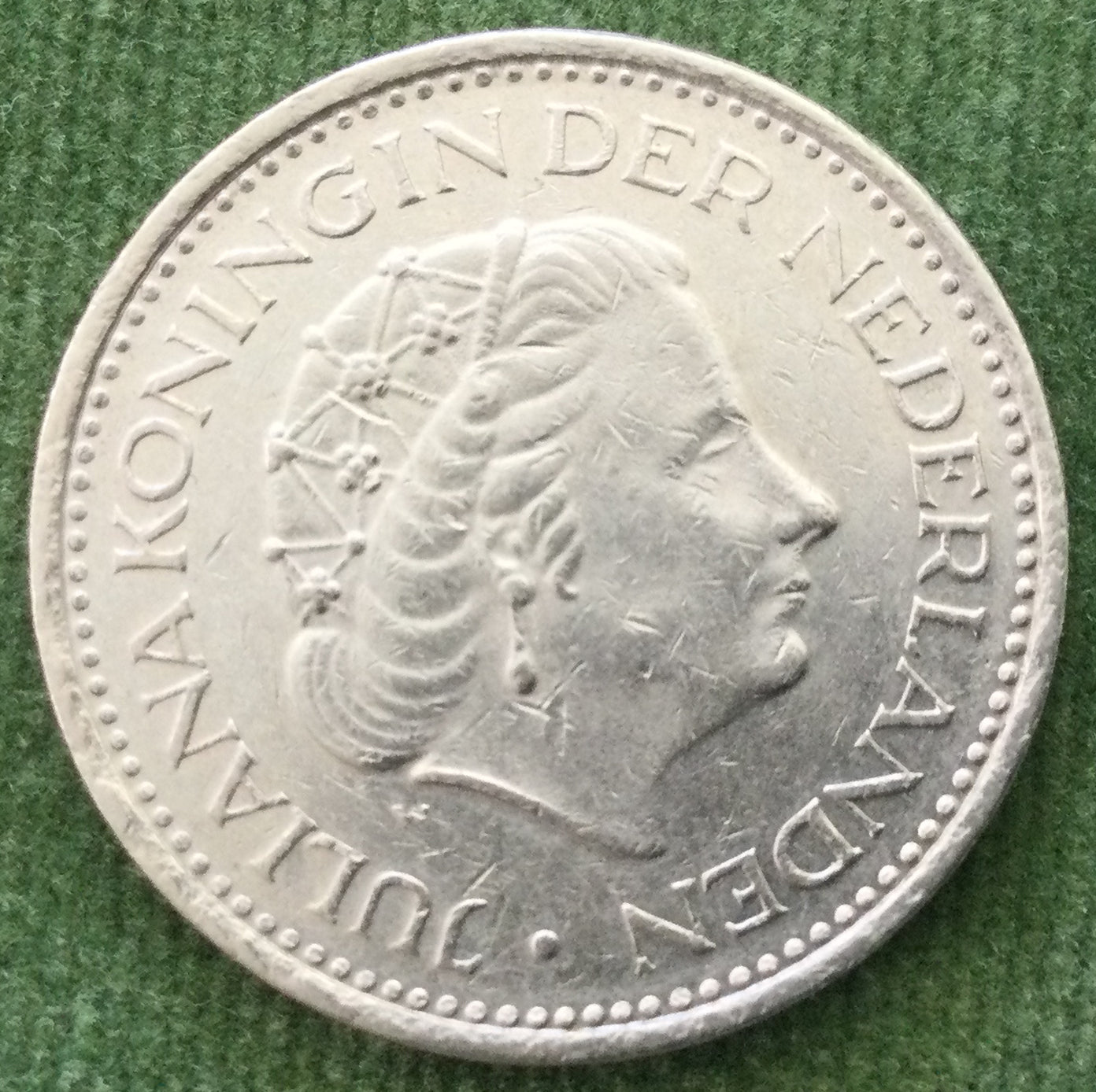 Netherlands 1976 1 Gulden Juliana Coin