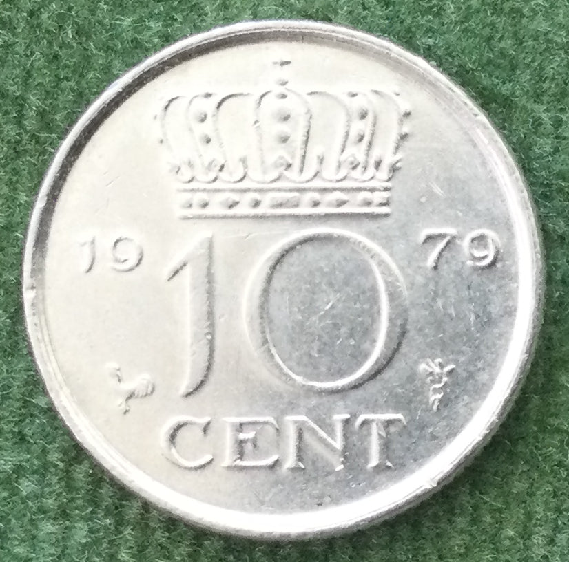 Netherlands 1979 10 Cent Juliana Coin